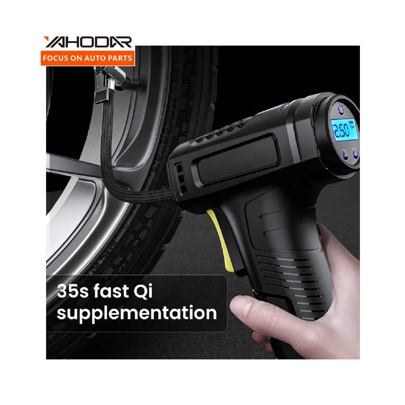 Auto Accessories Inflatable Pump Wireless Air Pump For Cars Motorcycles Ebike Accessories 150 PSI Vehicle Tire Inflator