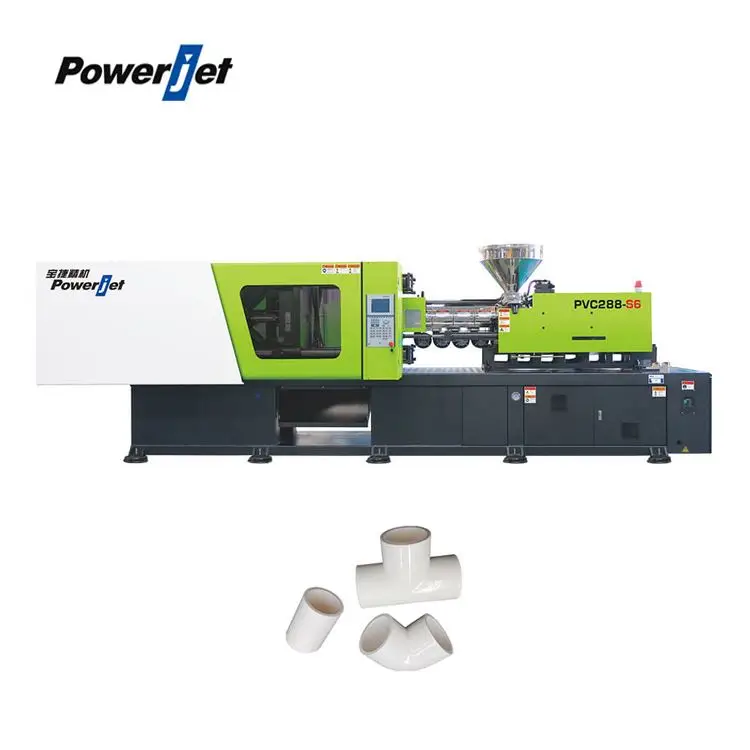 Powerjet Автоматический Серводвигатель пластиковый hdpe pvc pprc ppr ips фитинги для труб формовочная машина литья под давлением