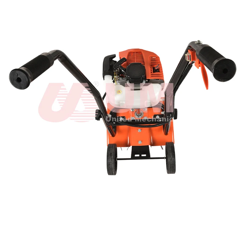 UM Garden Hand Push Cultivator 2 Stroke Cultivators Motor Cultivators Power Tillers Wheel For Farm