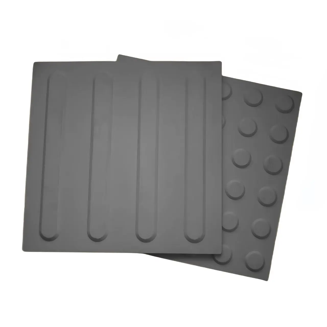 self adhesive outdoor rubber tactile warning brick floor tiles