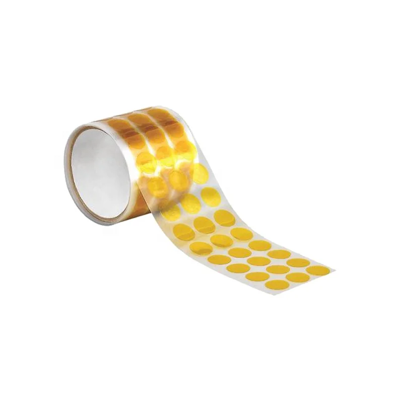 Factory Die Cutting Polyimide Masking Discs Polyimide Dots Polyimide Film Tape Die Cutting Any Size
