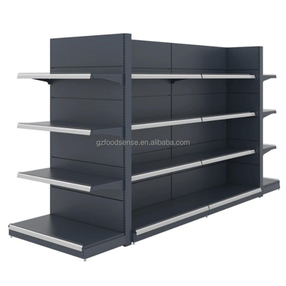 2022 Hot Sale Customized Metal Shelf  Department Store Display Racks Market Shelves Shop Racking for Groceries and Snacks