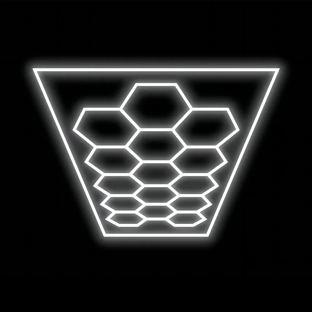 Commercial Industrial Honeycomb Shaped Stage Type Lights Ceiling Light Hexagonal Led Lamp of Car Working Lights
