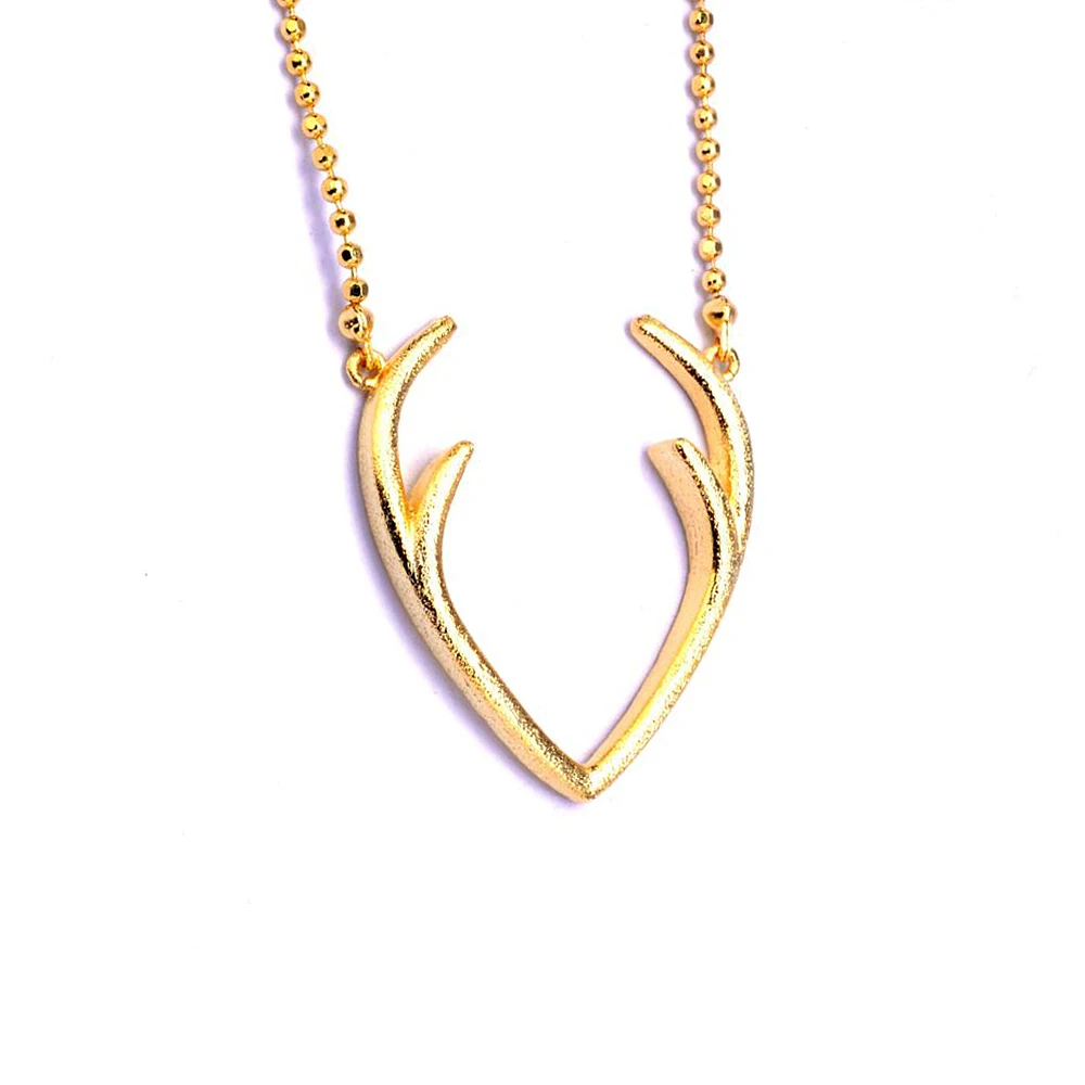 customized curved custom necklace Women fashion sterling silver cubic zirconia stone crescent moon pendant