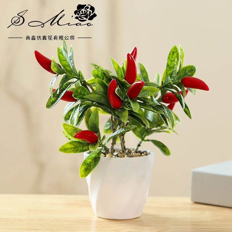 Hot Sale Wholesale Low MOQ Simulation Fruit Artificial Fruit Simulation Bonsai For Home Decoration