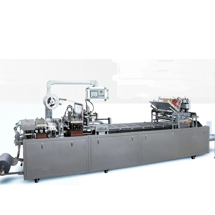 Blister Pack Sealing Machine HP-500 Straight-line Plastic Automatic PVC Rigid Sheet Manufacturing Plant 470*220mm 30-280mm 1.5kw