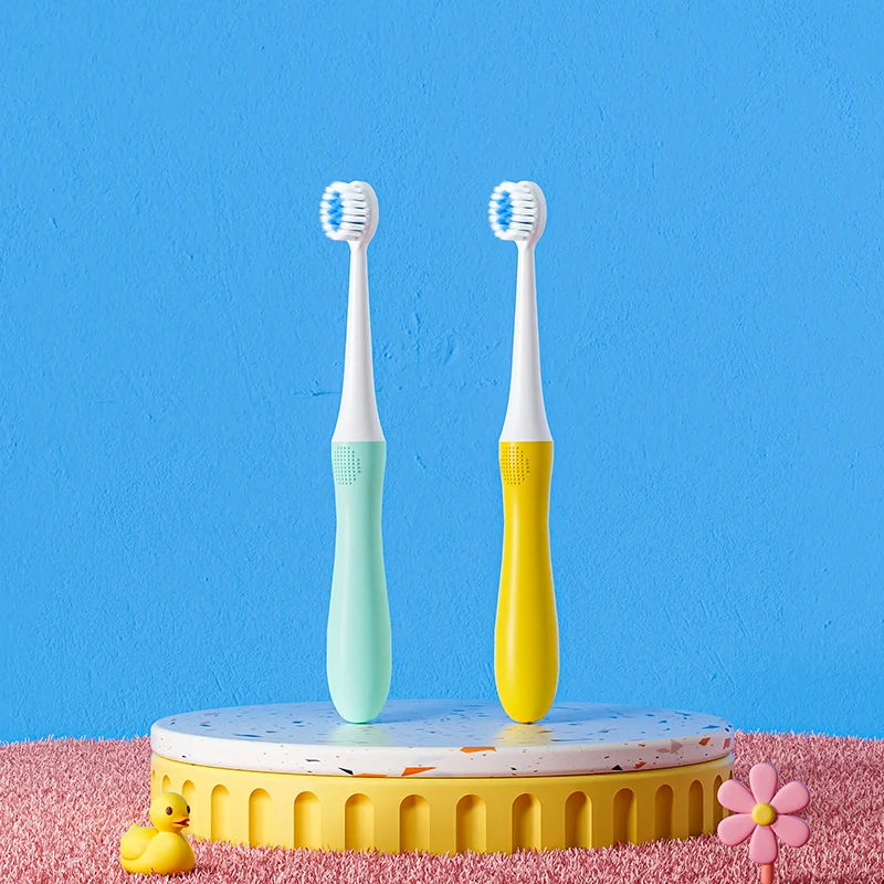2024 New Product Soft Hair Toothbrush for Babies Colorful Anti-Slip Grip Design for Home Use