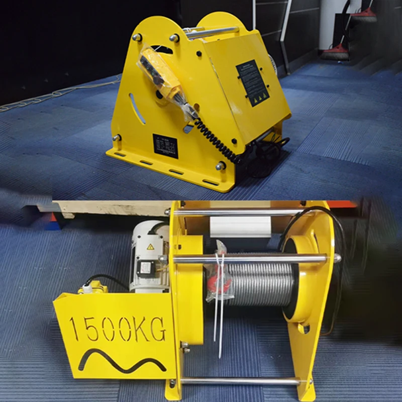 Whoist PJW-1 верхний и нижний предел небольшая электрическая лебедка с ПЛК контроль для сцены