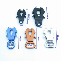 Aluminum Quick Release Frog shaped Clip Buckle Dog Leash Clasp Dog Chain Buckle for Linking Pet Collar