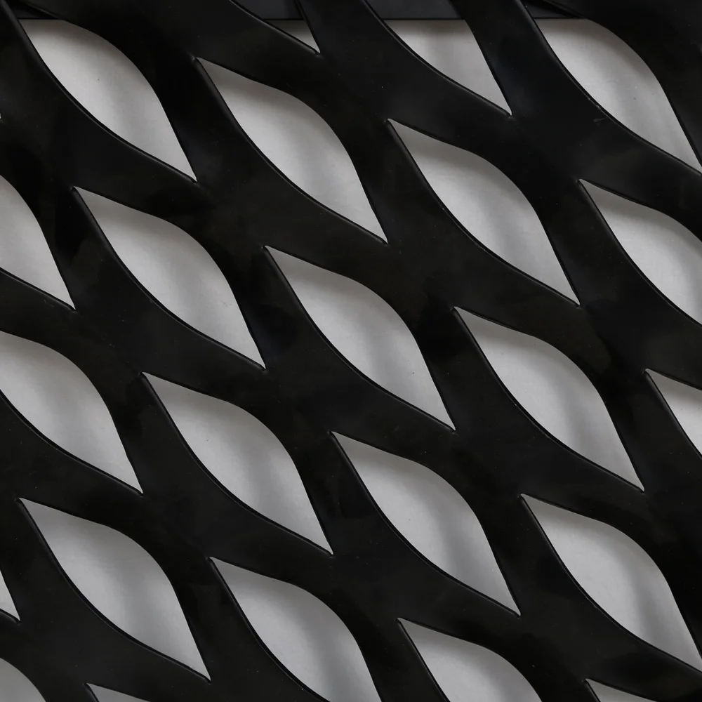 Metal Building Decorate Materials 1*2 m Colorful Aluminum Expanded Mesh