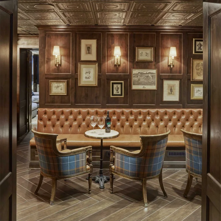 Antique Style Commercial Restaurant Furniture Coffee Shop Booth Seating & Tables Dining Set