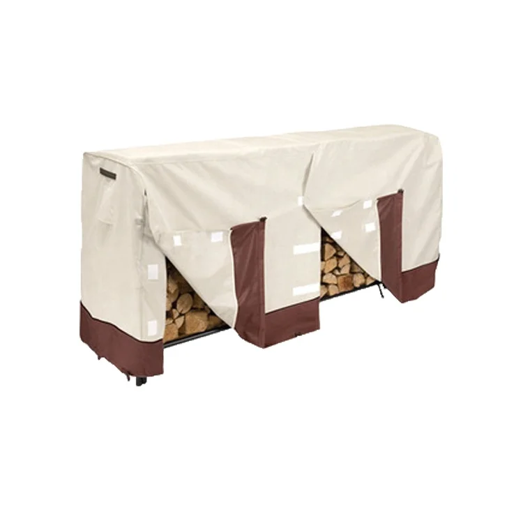 210D Heavy duty из долговечного водонепроницаемого крышка шкафа садового сарая патио садовый, выращиваемого на древесном бревне стеллаж для выставки товаров Крышка для использования вне помещений дрова крышка