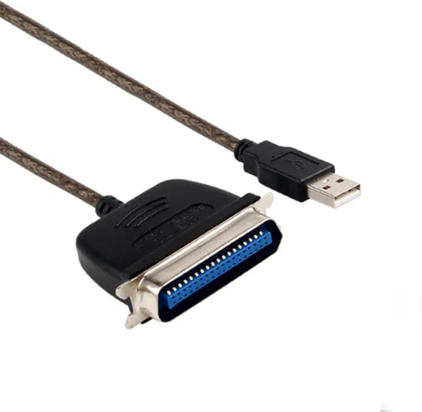 High quality Wholesale USB to IEEE 1284 1284 Parallel port Adapter Cable 36 Pin CN36 cable Usb Printer Cable