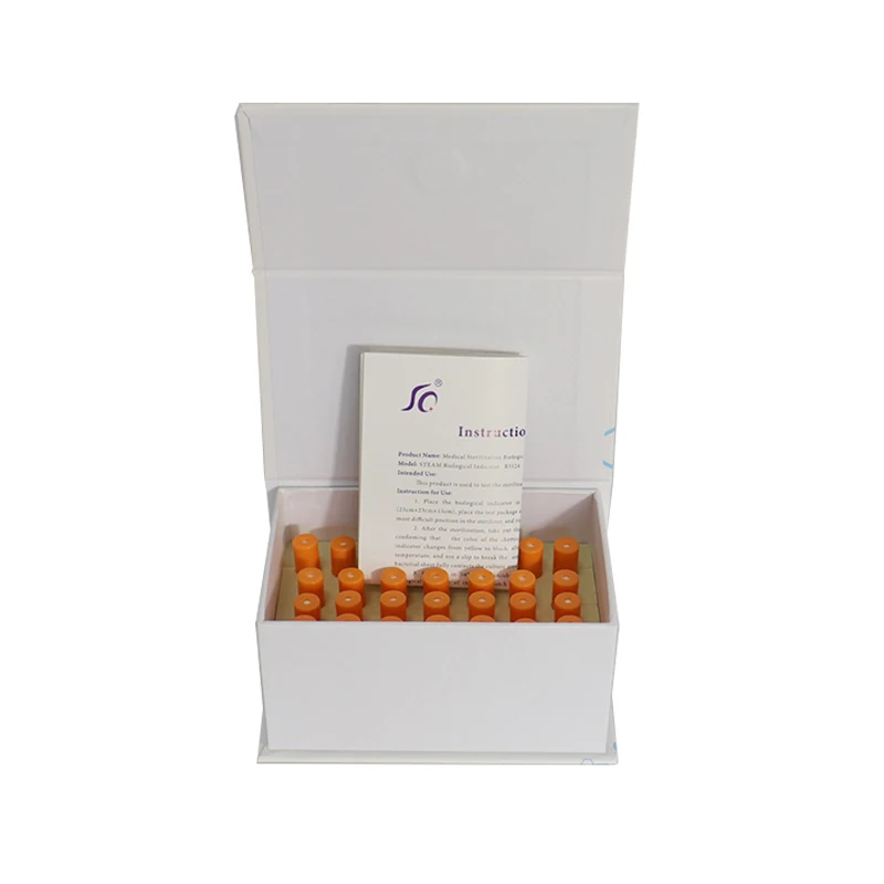 Factory production wholesale steam vacuum sterilizer consumables biological indicators