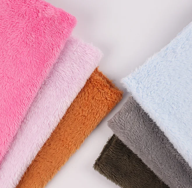 
minky fleece fabric double sided 
