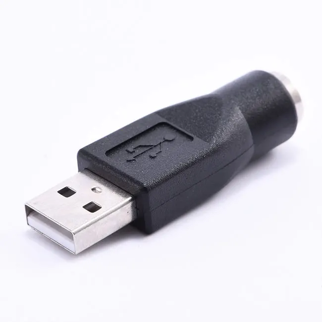USB 2 0 A папа к PS2 мама адаптеры Конвертер Разъем для ПК компьютера клавиатуры