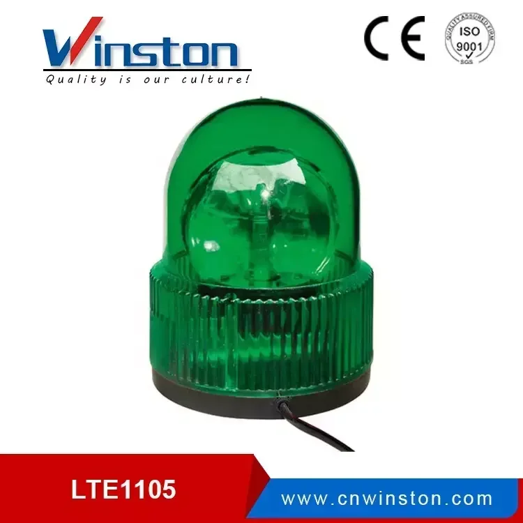 LTD-1105J Red rotating Warning Light DC12V 24V AC 110 22V with buzzer