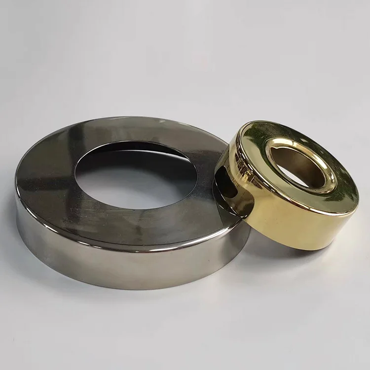 Balcony Accessories Pipe Plate Cover Fit Stainless Steel Hand Rail Post Plate For Stair