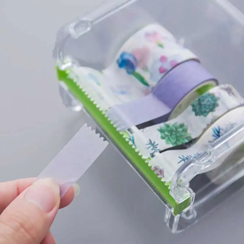  Коробка для резки ленты washi удобный держатель хранения бумажной ручной