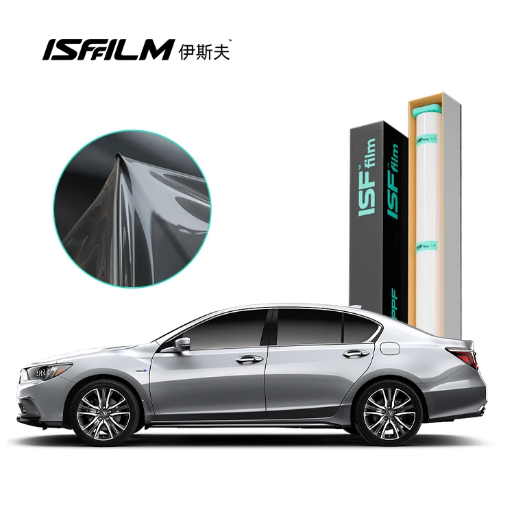 Sf 10 лет гарантии самовосстанавливающая Глянцевая Прозрачная ТПУ обертывание кузова рулон автомобильной краски защитная пленка ppf фольга