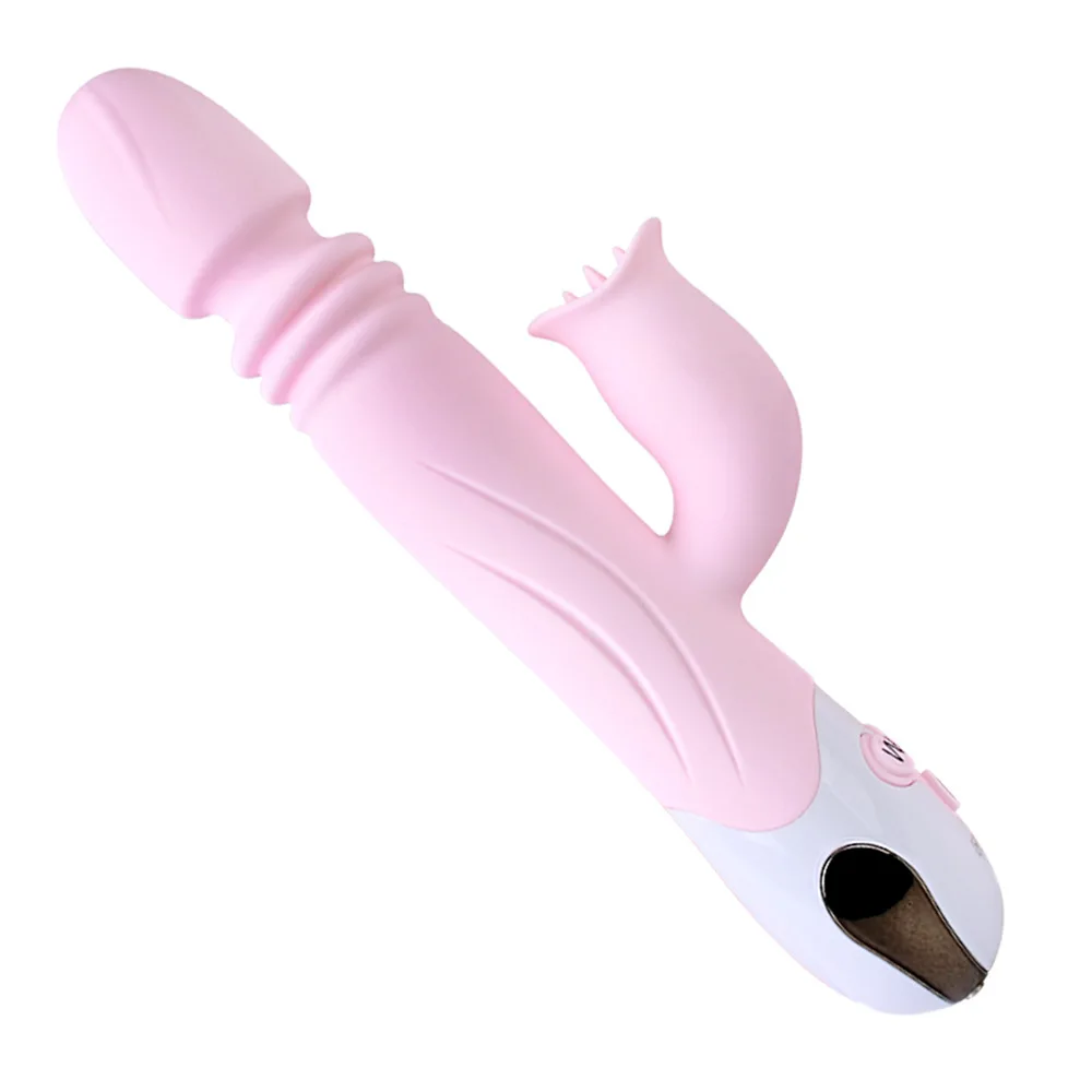 China Wholesale Sex Toy Tongue Licking Retractable Vibrator For Women