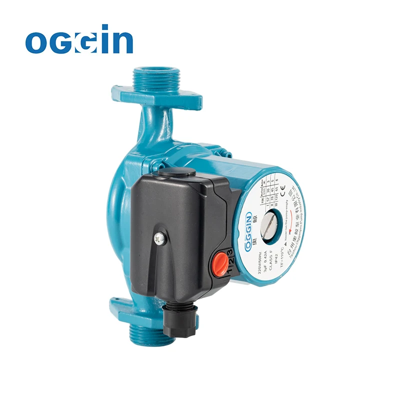 OGGIN HSQ20/6-200W Domestic Small Dc Electric Heater Booster Centrifugal Hot Water Circulating Pump High Pressure