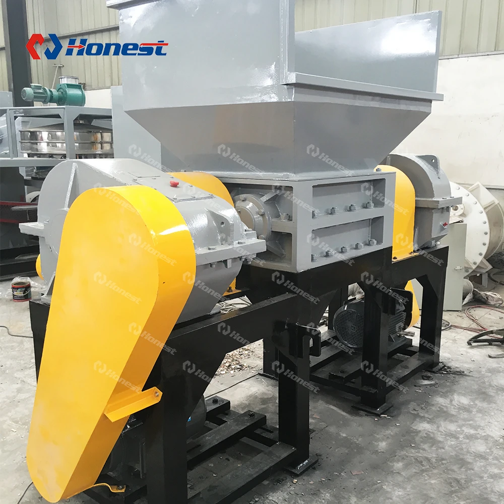 
Old Scrap Car Double Shaft Metal Crusher Machine Price 