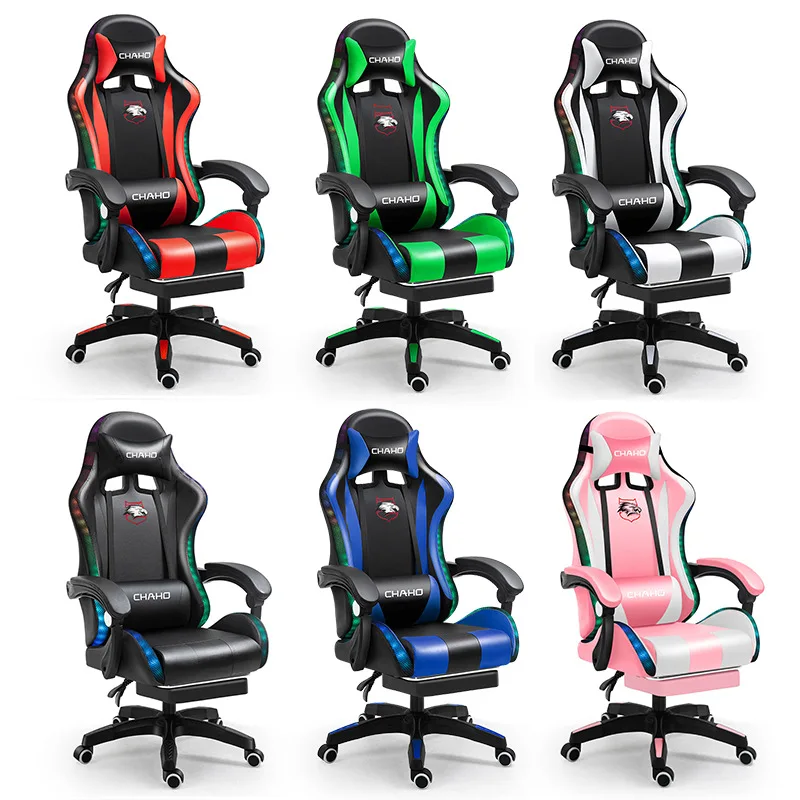 Wholesale Adjustable Single Person Chair Home Office Reclining Gaming Chair Racing Computer Chair with Footrest