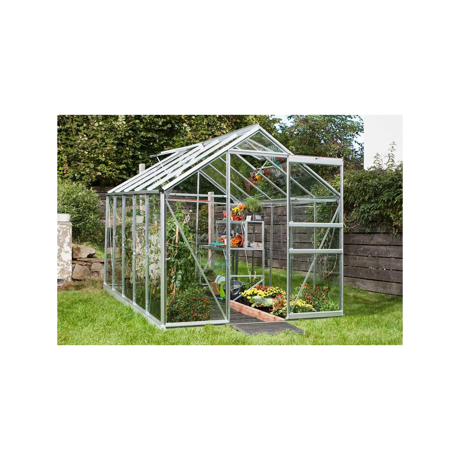 Chinese manufacturer supply Brick Wall Solar Greenhouses with Insulation