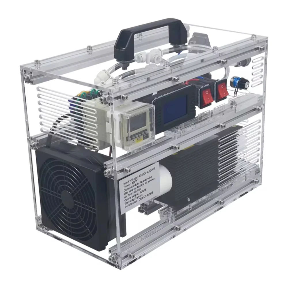 OZOTEK Portable Air Source Feeding Ozone Generator 5000mg/H For Air and Water