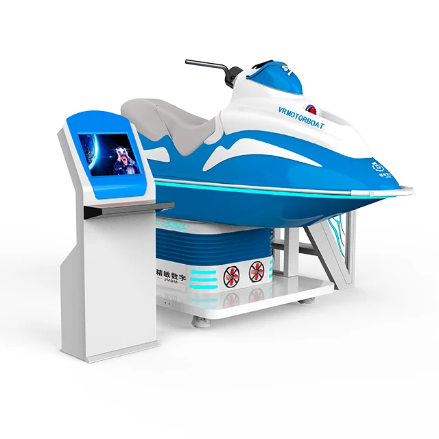 JMDM 9D Earn Money Machine Virtual Reality Motorboat Simulator VR Powerboat Equipment For Amusement Park