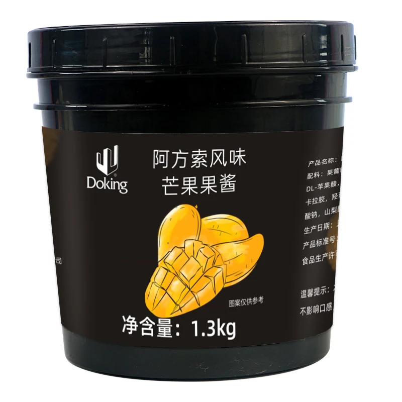 Doking Factory Hot Selling Real Low Price Alphonso Mango Jam Concentrated Jam Fruit
