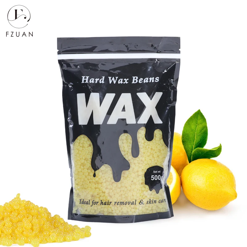 hard wax beans hair removal hard wax Depilatory  lemon hot selling all in one face and body