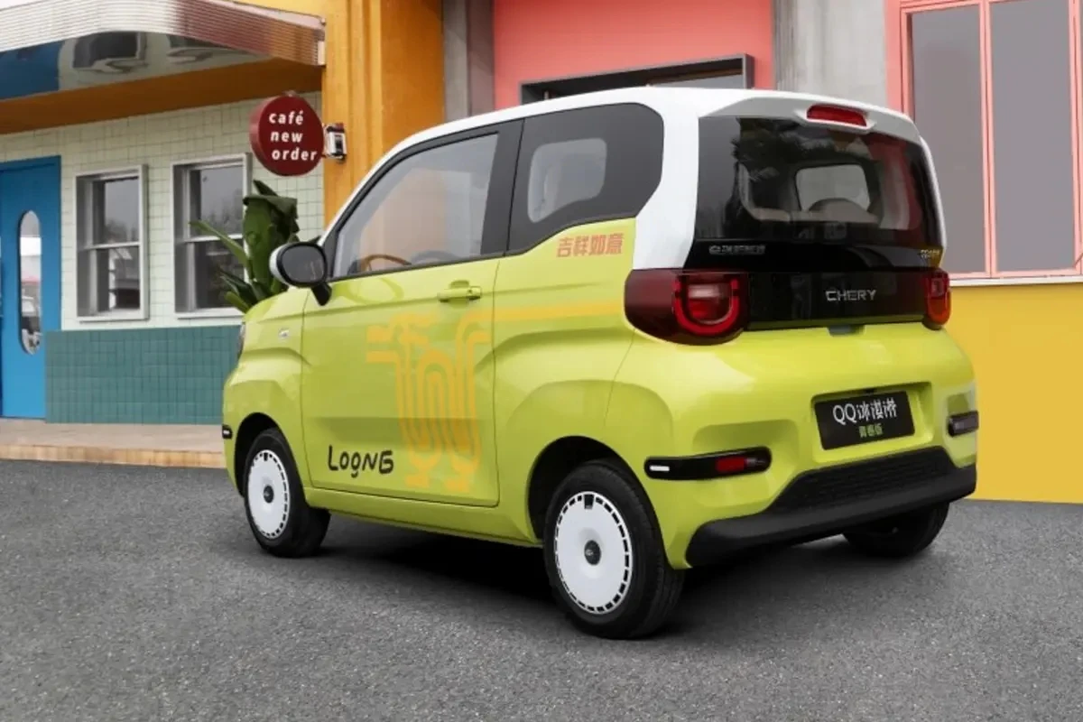 Распродажа китайский новый smart Chery QQ мороженое на солнечной батарее маленький двухместный мини-электромобиль 3000 Вт для пожилых людей