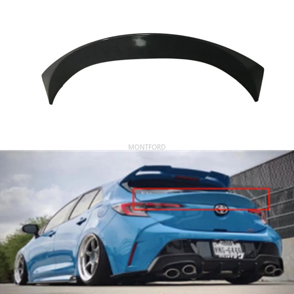 Painted Deflector Spoiler Tail Rear Wings Primer Color Rear Spoiler for Toyota Corolla Hatchback Spoiler 2019