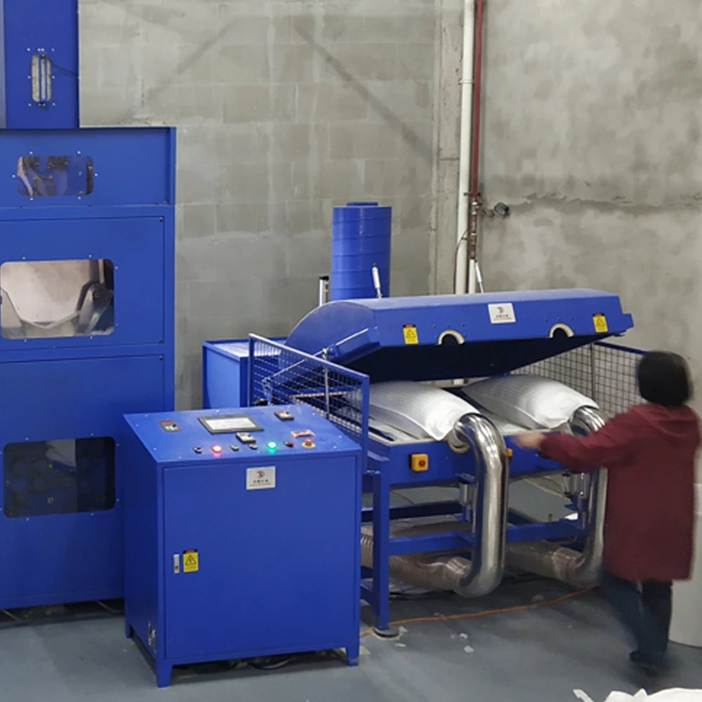 Automatic pillow filling machine filled with polyester fibre/cotton/foam for bedding and upholstery pillow making machines