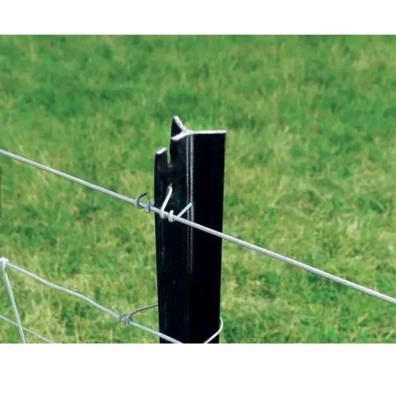 Wholesale Factory Price Galvanization PVC Coated Y Post with Teeth Grip Wire Mesh Fences Firmly For Sale