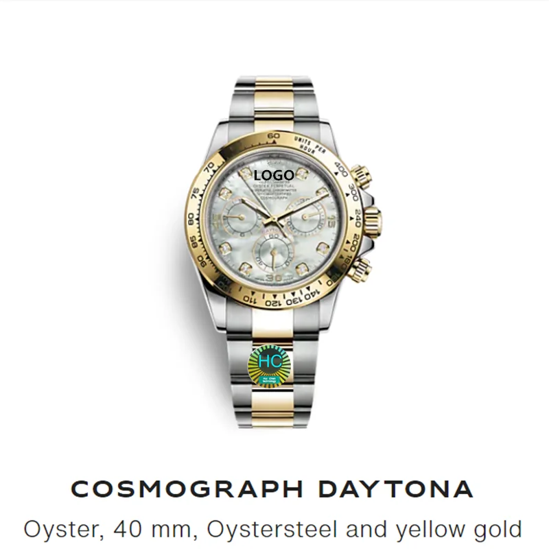 Luxury Brand Style/Часы с хронографом 904L нержавеющей стали механическое rolexables часы наручные часы