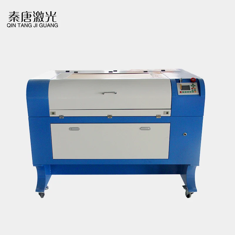 QT-6090 laser engraving machine CO2 60W 80W 100W  for wood leather cutting