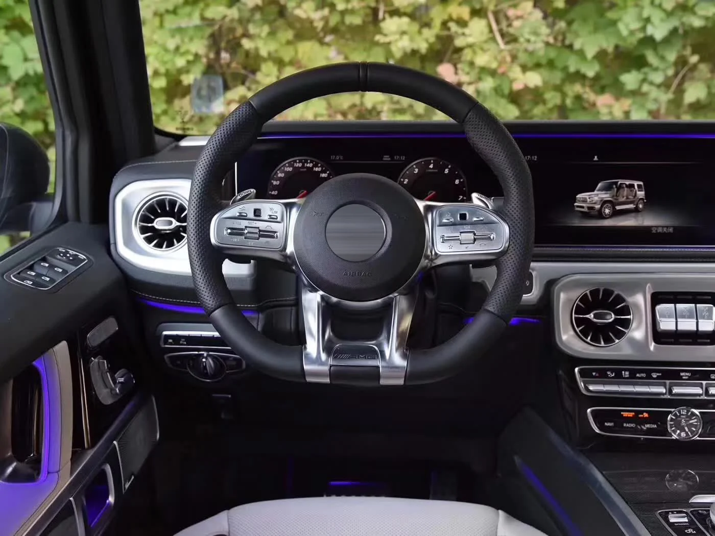 Auto Modification Conversion Body kits carbon fiber steering wheel For AMG new style body kit