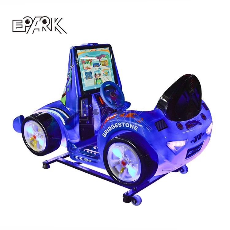 Coin Operated Electric game machine children rocking car first car with cartoon movies