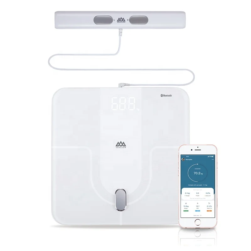 Hot Sale Analyzer BMI Body Fat Scale LED Smart Digital Electronic Weighing Scale For Gym Fitness Health Control Bathroom Scale