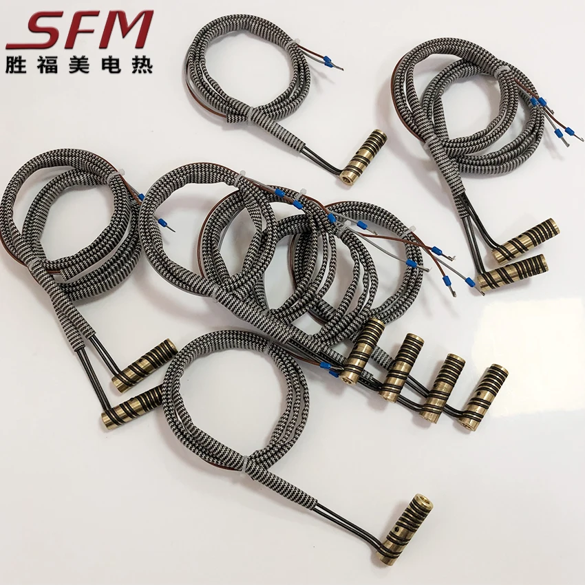 SFM 220v Electric Brass Band Heaters Brass Coil Heater Hot Runner Electric Spring Coiled Brass Nozzle Band Heaters