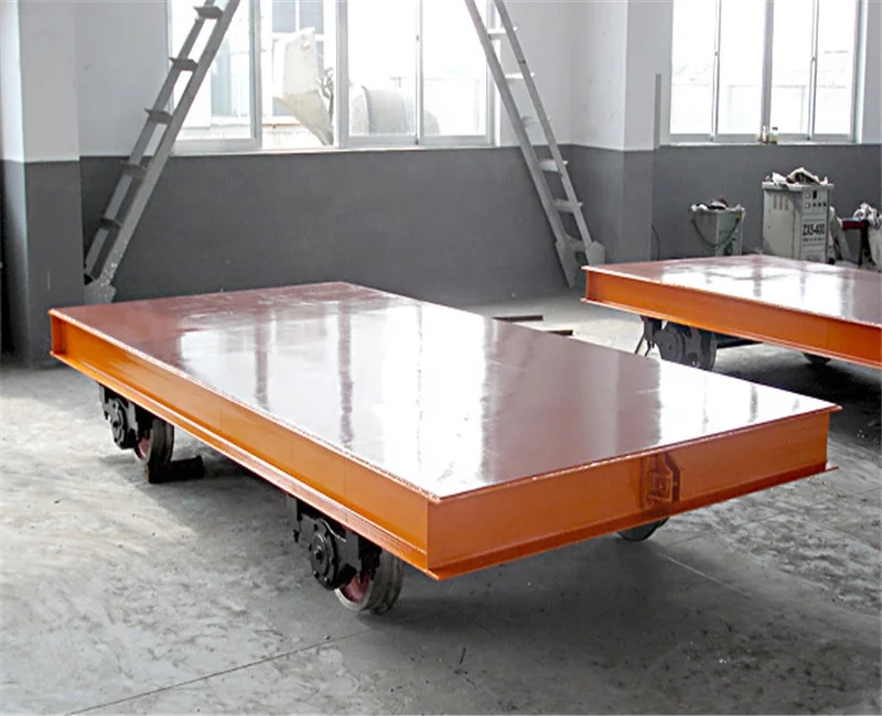 KPD series battery powered rail electric flat car with professional engineer design