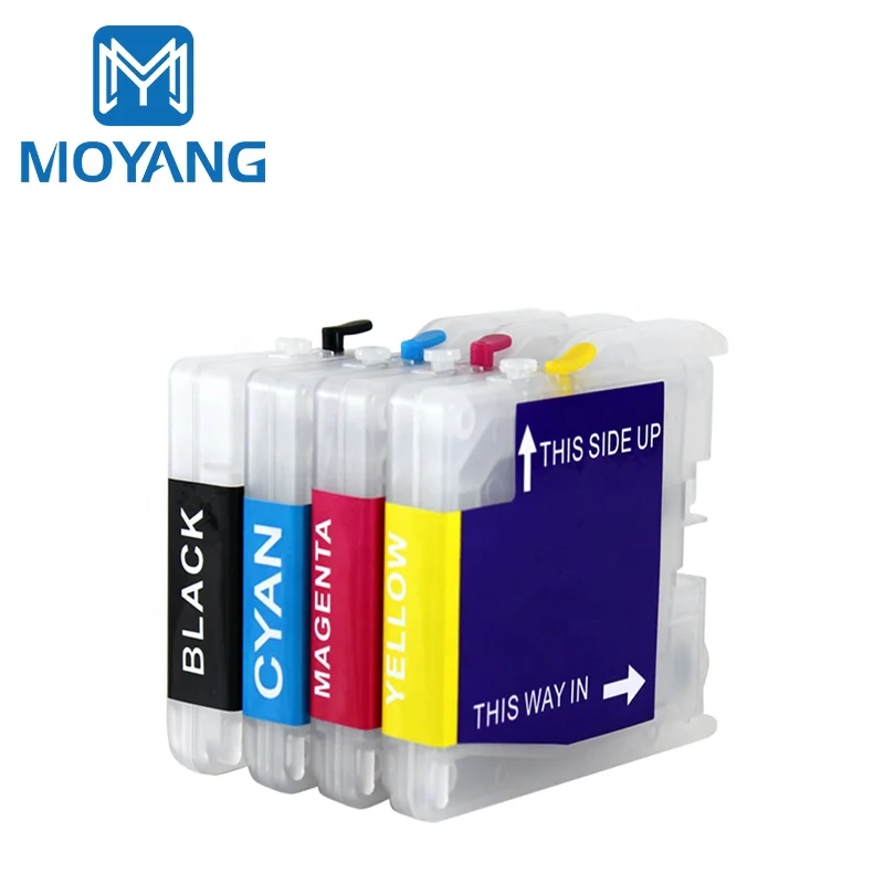 MoYang Refillable ink cartridge compatible for Brother LC39 LC975 LC985 DCP-J125/J140W/J315W/J515W Printer Refill