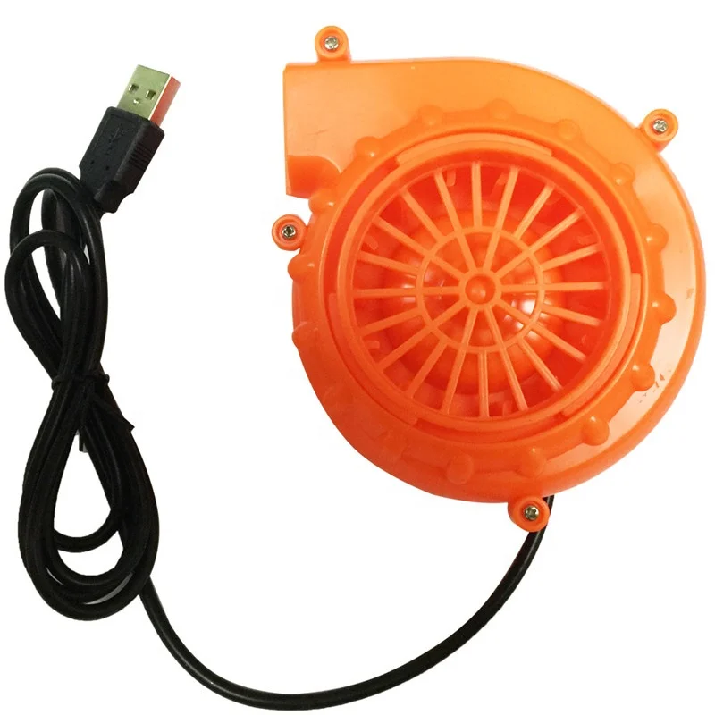 USB DC 6 в портативный мини вентилятор воздуходувка для надувных мультяшных костюмов Надувной оранжевый