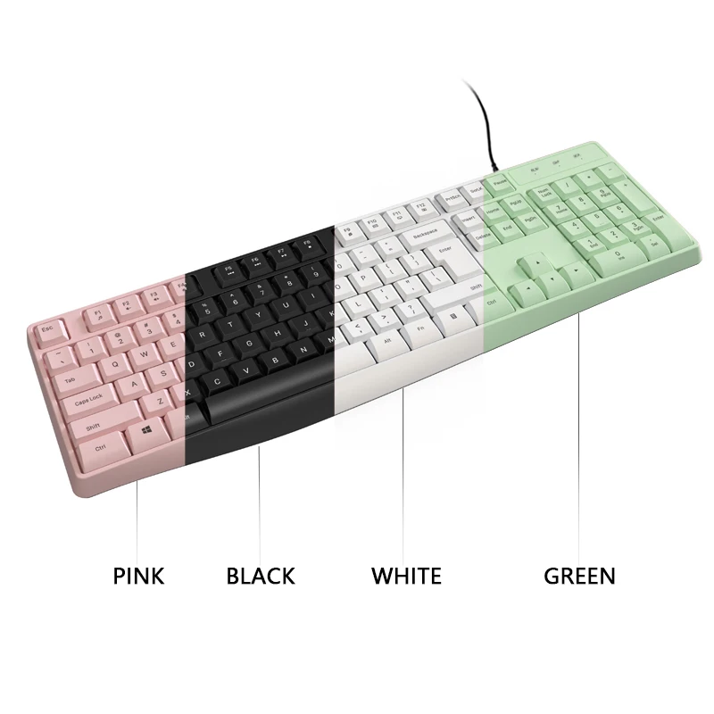 Оптовая продажа OEM ODM полноразмерная Проводная клавиатура и мышь комбо офисный компьютер