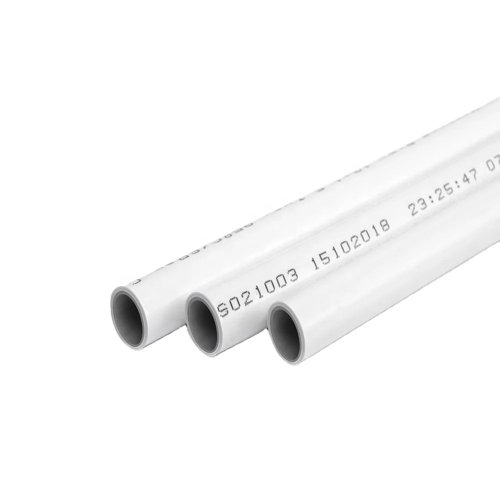 AENOR Certified Multilayer Pipe PERT-Al-PERT Overlapped Composite  Pipe for water supply