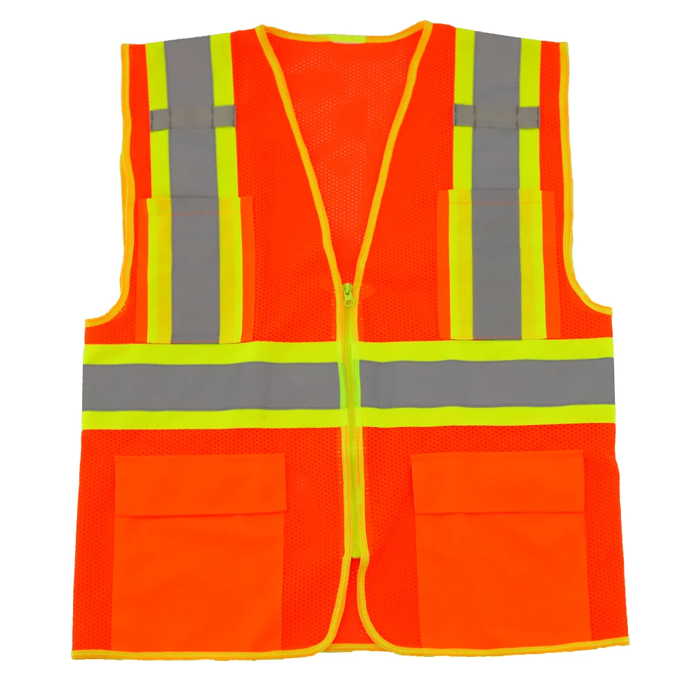 Безопасности дорожного движения жилет Hi Vis Светоотражающий Жилет Безопасности