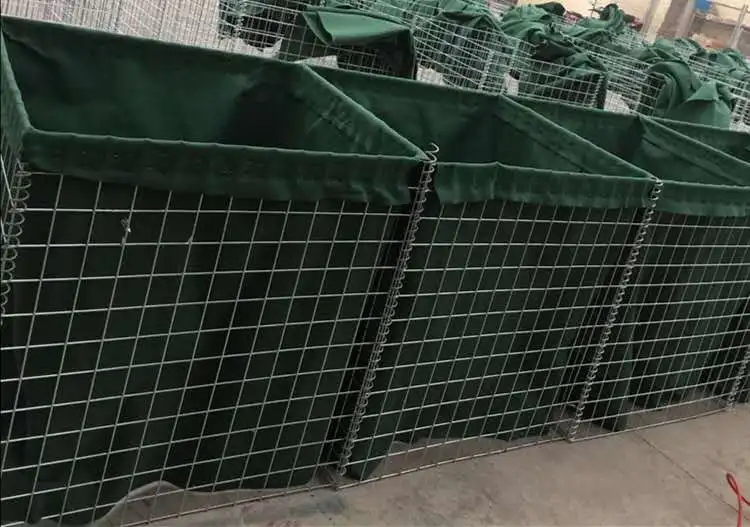 
Galvanized Military Sand Wall Hesco Barrier army military Hesco defence barrier 